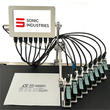 8 head batch coding printer