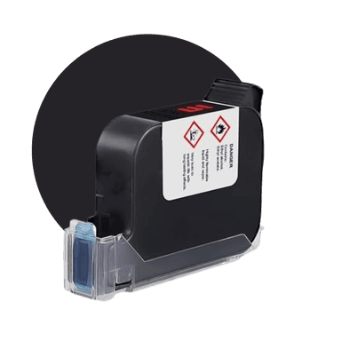 12.7mm Black Premium Solvent Ink Cartridge