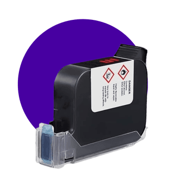 12.7mm Pharma Blue Premium Solvent Ink Cartridge