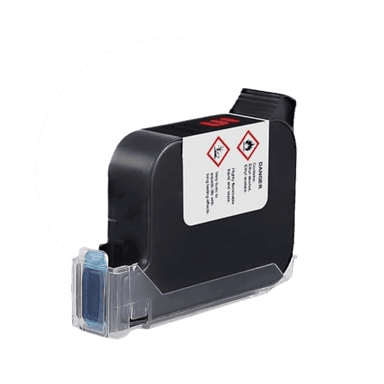 12.7mm White Premium Solvent Ink Cartridge