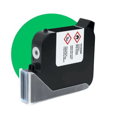 25 mm Green Premium Solvent Ink Cartridge