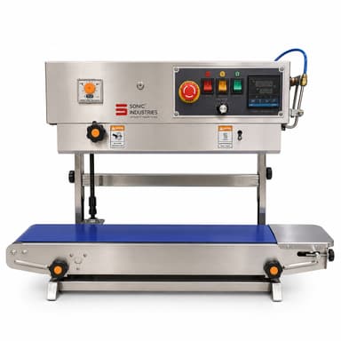 Fr-900 SS Body Vertical Top Band Sealing Machine Nitrogen